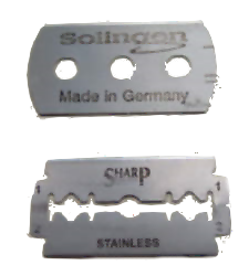 Safety razor mesjes